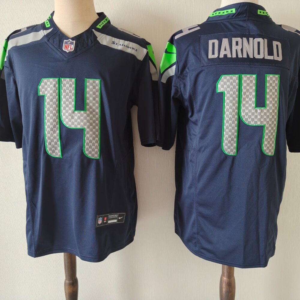 Mens Youth Sam Darnold Navy Jersey